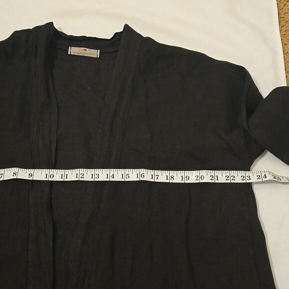 Lands downunder linen open cardigan size large - Picture 5 of 7
